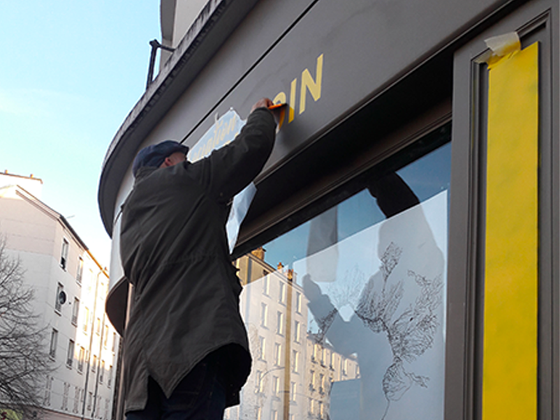 AND - Pose signalétique association PSL